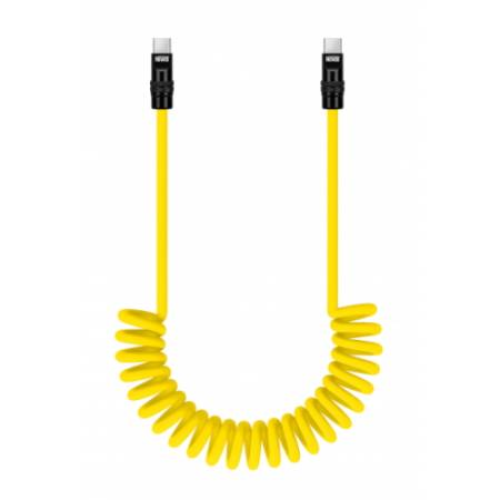 Newell NL4992 - przewód spiralny, silikonowy kabel USB-C, 100W